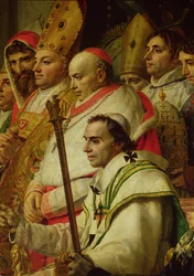 Napóleon császár (1769-1821) felszentelése és Jozefina császárné (1763-1814) megkoronázása VII. Piusz pápa (1742-1823) által, 1804. december 2., 1807 (az 18412 részlete)
